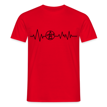 Unisex T-Shirt "Gebäudereiniger" Rot Männer T-Shirt