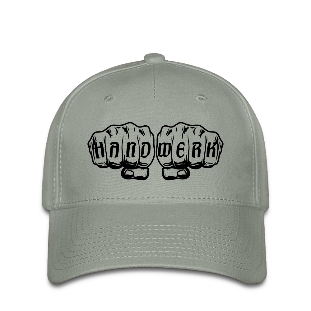 Flexfit Cap "Handwerk" Grüngrau Flexfit Cap