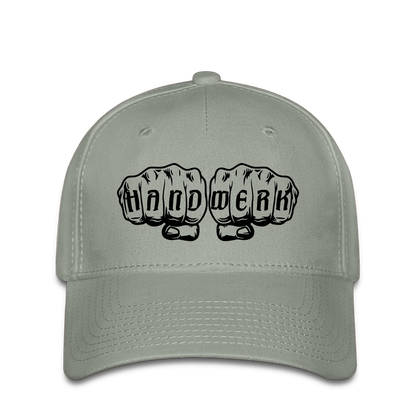 Flexfit Cap "Handwerk" Grüngrau Flexfit Cap