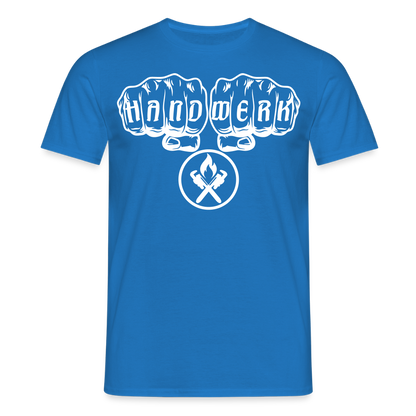 Unisex T-Shirt "Heizungsbauer" Royalblau Männer T-Shirt