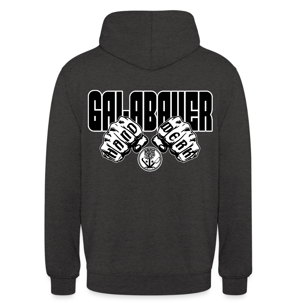 Unisex Hoodie "GaLaBauer" (beidseitig bedruckt) Anthrazit Unisex Hoodie