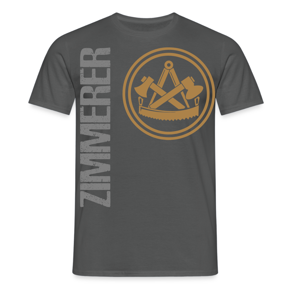 Unisex T-Shirt "Zimmerer" Anthrazit Männer T-Shirt