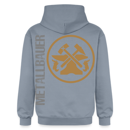 Gildan Unisex Softstyle® "Metallbauer" Blau Gildan Unisex Softstyle® Midweight Hoodie