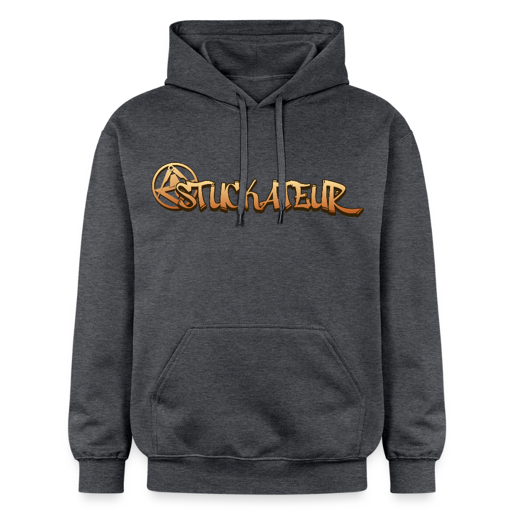 Gildan Unisex Softstyle® "Stuckateur" Dunkelgrau meliert Gildan Unisex Softstyle® Midweight Hoodie