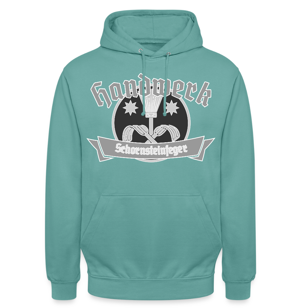 Unisex Hoodie "Schornsteinfeger" Pastelltürkis Unisex Hoodie