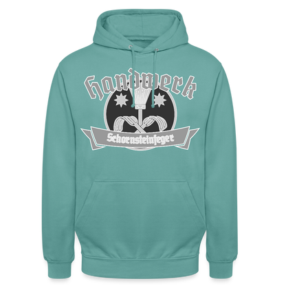 Unisex Hoodie "Schornsteinfeger" Pastelltürkis Unisex Hoodie
