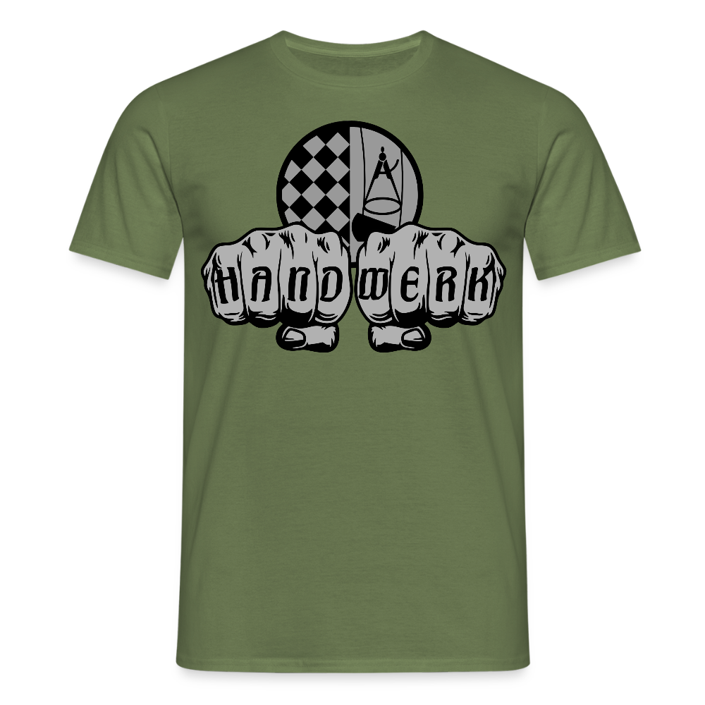 Unisex T-Shirt "Bodenleger" Militärgrün Männer T-Shirt
