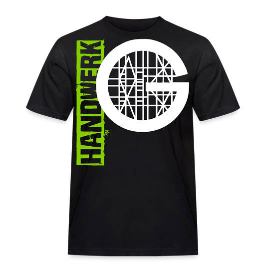 Unisex Workwear T-Shirt "Gerüstbauer" - Schwarz
