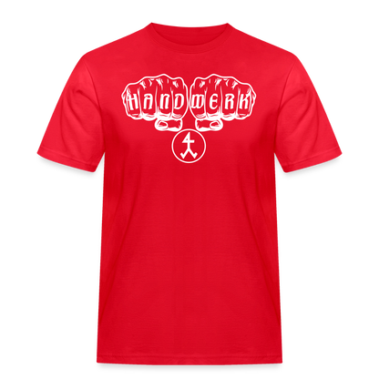 Männer Workwear T-Shirt "Steinmetz" Rot Männer Workwear T-Shirt
