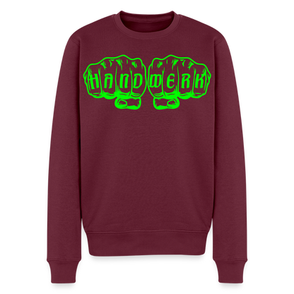 Unisex Premium Pullover "Metallbauer" neongrün Burgunderrot Männer Premium Pullover