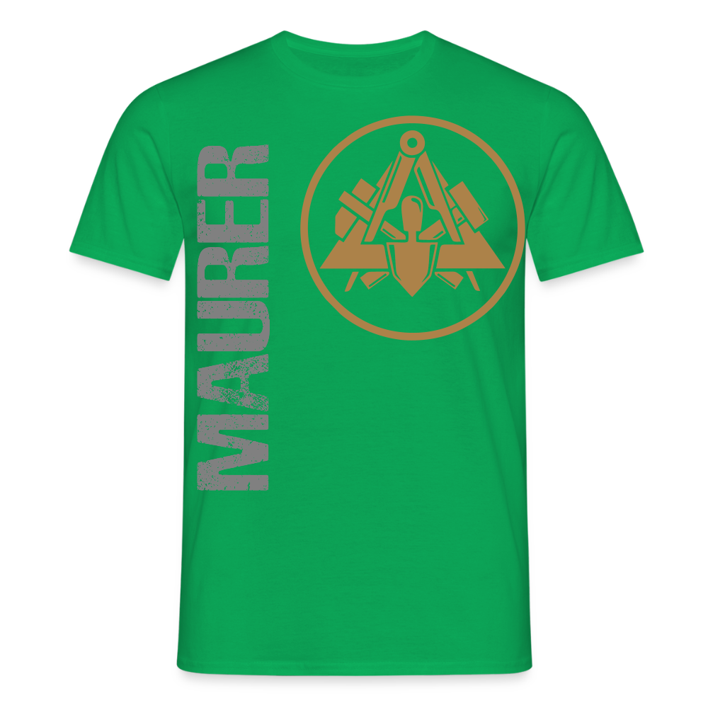 Unisex T-Shirt "Maurer" Kelly Green Männer T-Shirt