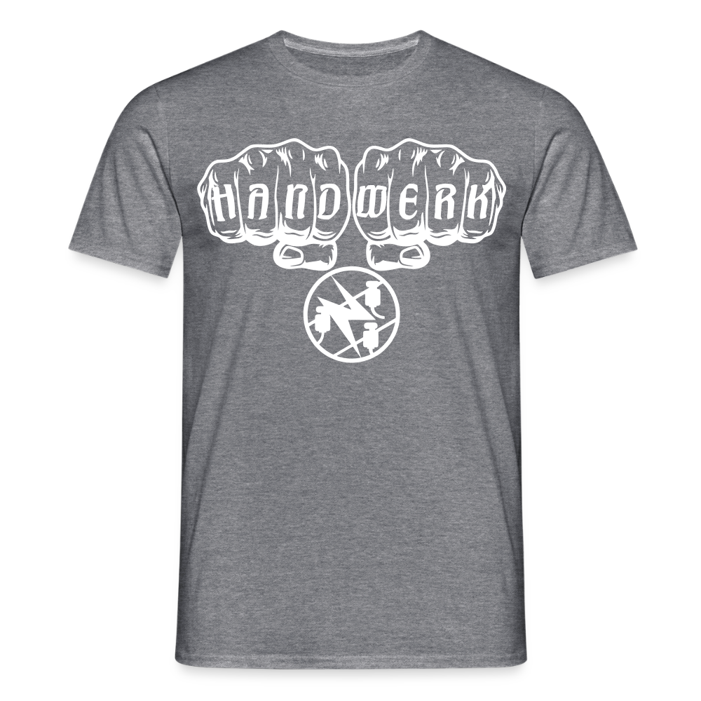 Unisex T-Shirt "Elektriker" Graphit meliert Männer T-Shirt