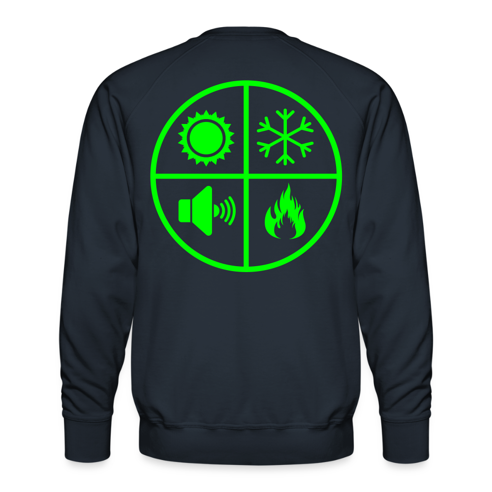 Unisex Premium Pullover "Isolierer" neongrün Männer Premium Pullover
