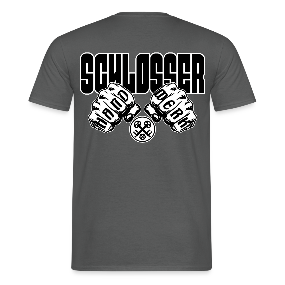 Unisex T-Shirt "Schlosser" Anthrazit Männer T-Shirt