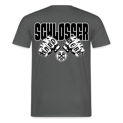 Unisex T-Shirt "Schlosser" Anthrazit Männer T-Shirt