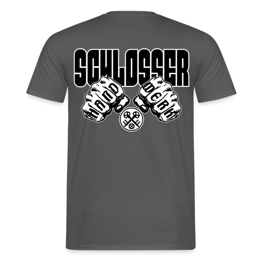Unisex T-Shirt "Schlosser" Anthrazit Männer T-Shirt