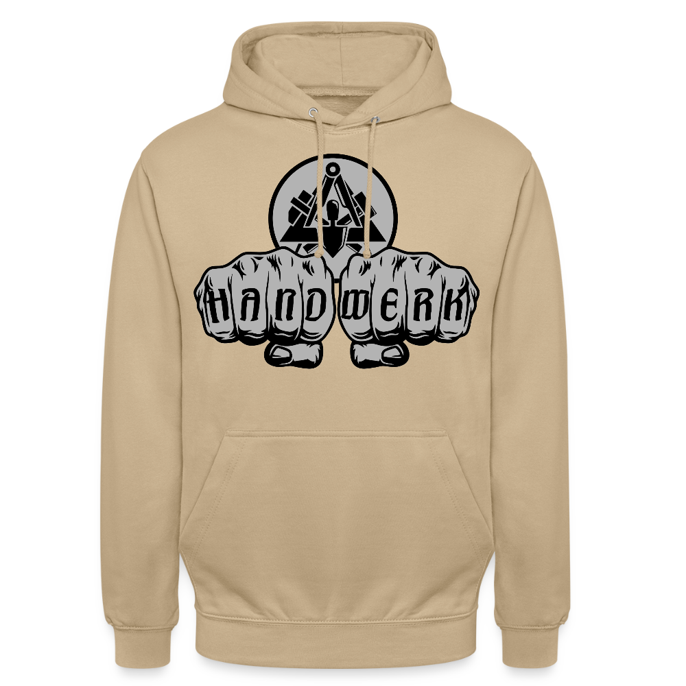 Unisex Hoodie "Maurer" Beige Unisex Hoodie