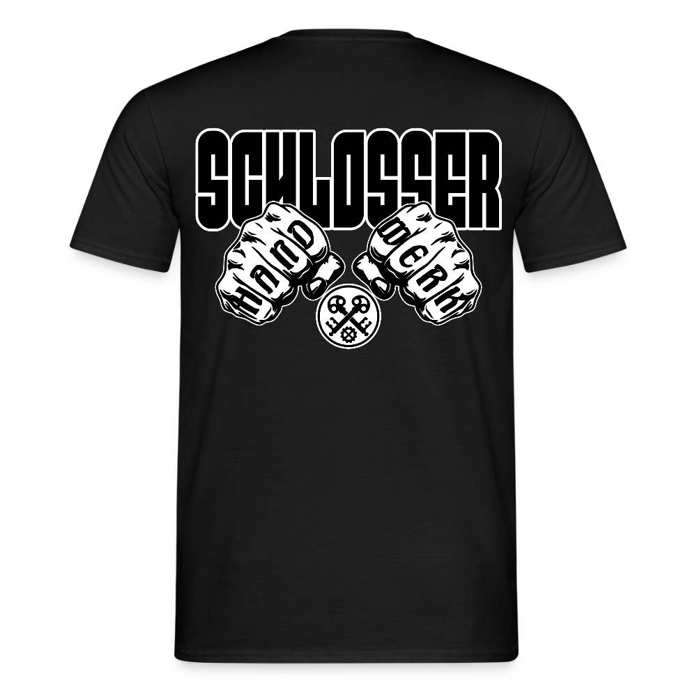 Unisex T-Shirt "Schlosser" Schwarz Männer T-Shirt