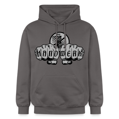 Gildan Unisex Softstyle® "Fliesenleger" Dunkelgrau Gildan Unisex Softstyle® Midweight Hoodie