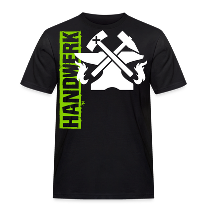 Unisex Workwear T-Shirt "Metallbauer" Schwarz Männer Workwear T-Shirt