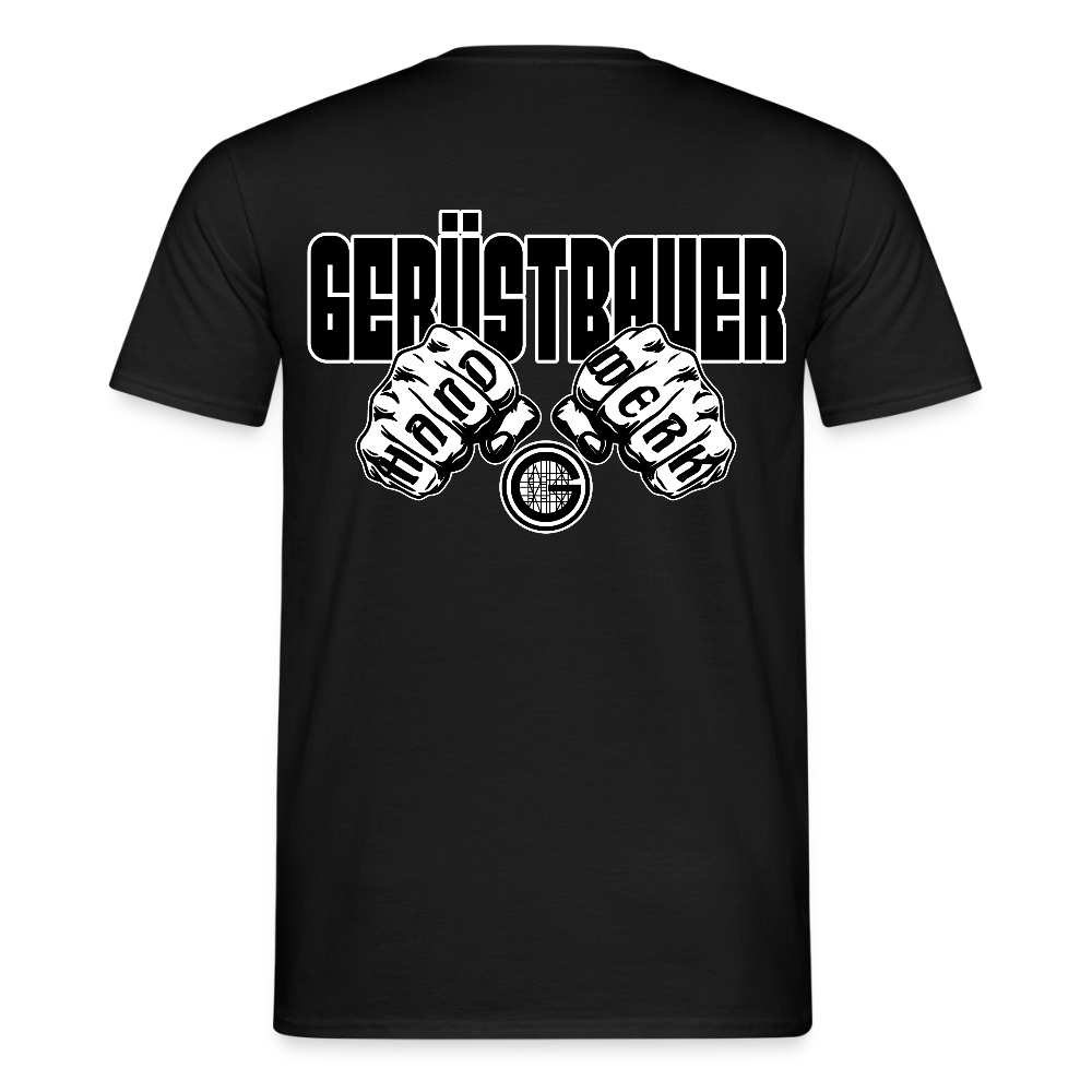 Unisex T-Shirt "Gerüstbauer" - Schwarz