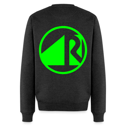 Unisex Premium Pullover "Raumausstatter" neongrün Anthrazit meliert Männer Premium Pullover