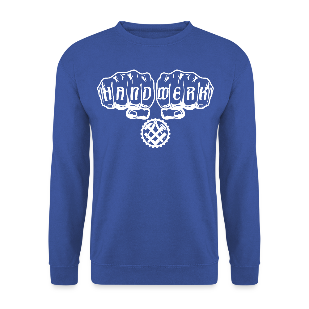 Unisex Pullover "Mechaniker" Royalblau Unisex Pullover