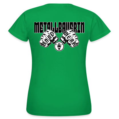 Frauen T-Shirt "Metallbauerin" (beidseitig bedruckt) - Kelly Green
