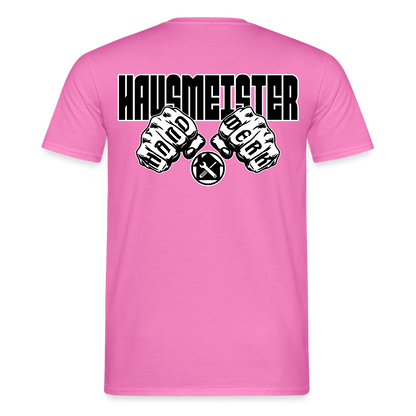 Unisex T-Shirt "Hausmeister" Pink Männer T-Shirt