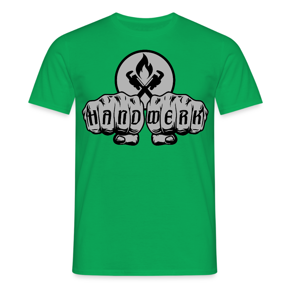 Unisex T-Shirt "Heizungsbauer" Kelly Green Männer T-Shirt