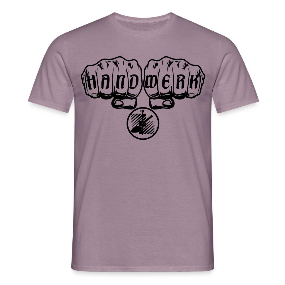 Unisex T-Shirt "Fliesenleger" Lilagrau Männer T-Shirt