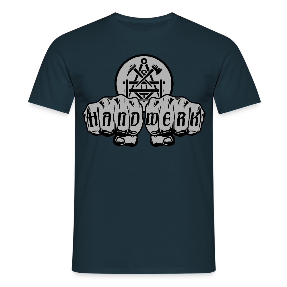 Unisex T-Shirt "Betonbauer" Navy Männer T-Shirt