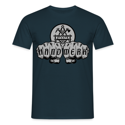 Unisex T-Shirt "Betonbauer" Navy Männer T-Shirt