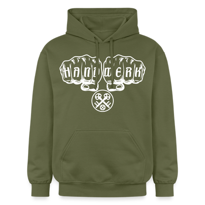 Gildan Unisex Softstyle® "Schlosser" Militärgrün Gildan Unisex Softstyle® Midweight Hoodie