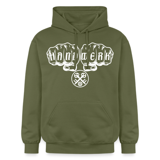 Gildan Unisex Softstyle® "Schlosser" Militärgrün Gildan Unisex Softstyle® Midweight Hoodie