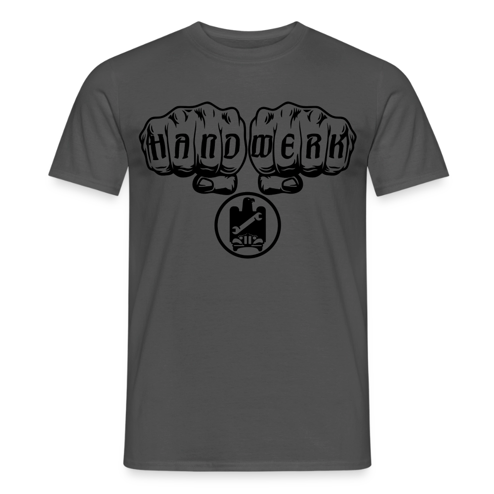 Unisex KFZ-Mechaniker T-Shirt von Spreadconnect, schwarzes Männer T-Shirt mit handwerklichem Kfz-Design, bequem und stilvoll.