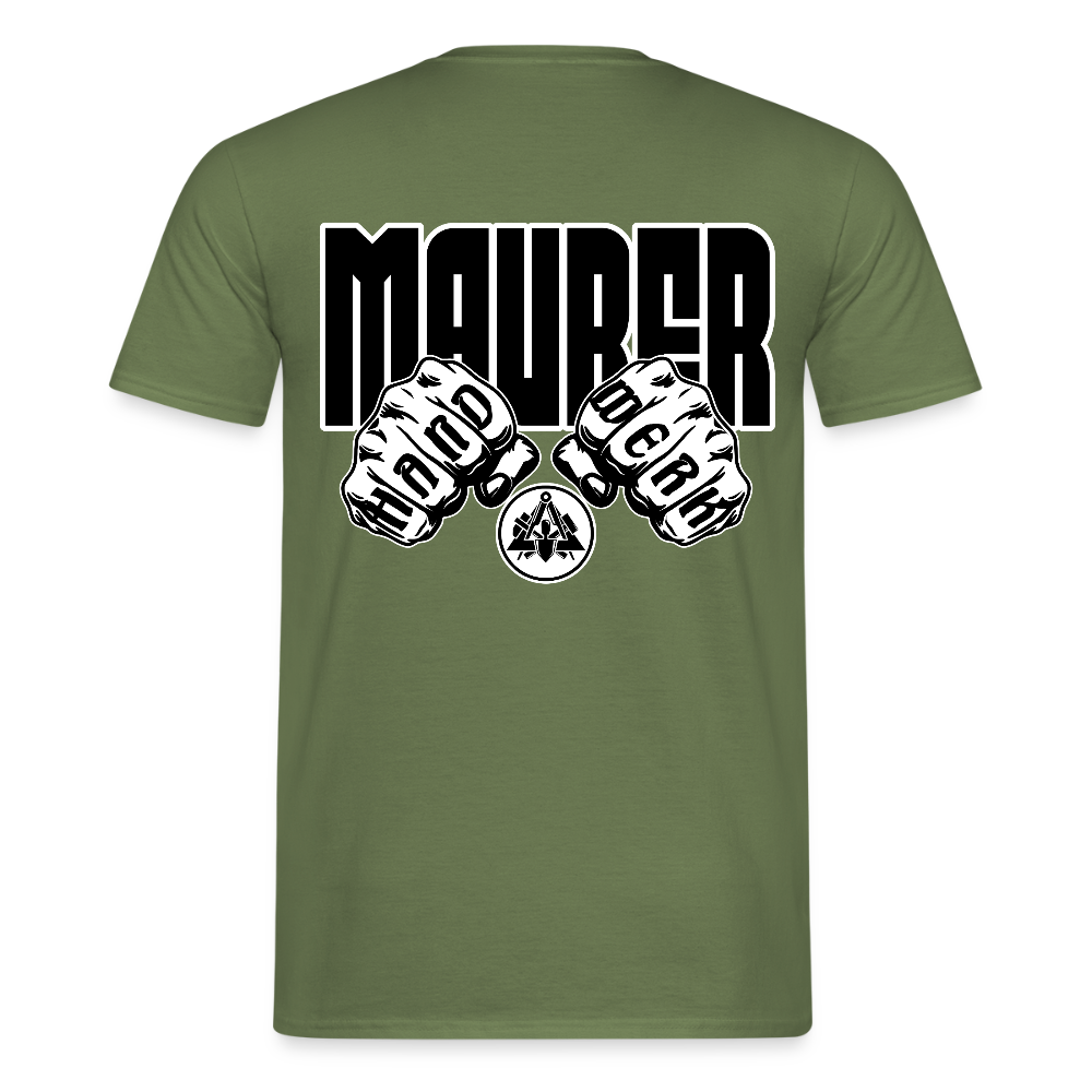 Unisex T-Shirt "Maurer" Militärgrün Männer T-Shirt