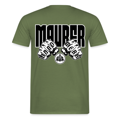 Unisex T-Shirt "Maurer" Militärgrün Männer T-Shirt