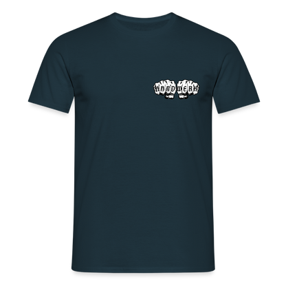 Unisex T-Shirt "Drechsler" (beidseitig bedruckt) - Navy