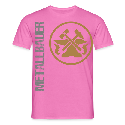 Unisex T-Shirt "Metallbauer" Pink Männer T-Shirt