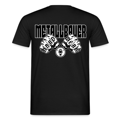 Unisex T-Shirt "Metallbauer" - Schwarz