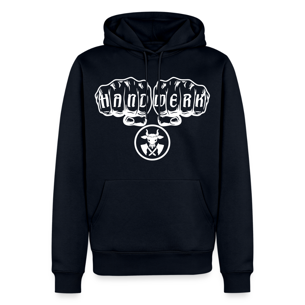 Männer Premium Hoodie "Metzger" Navy Männer Premium Hoodie