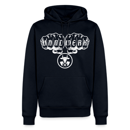Männer Premium Hoodie "Metzger" Navy Männer Premium Hoodie