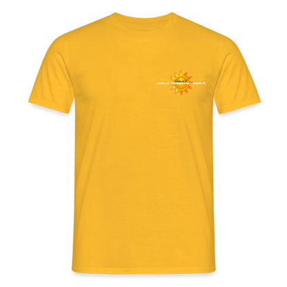 Unisex T-Shirt "Radio-Sunshine-Musik" (beidseitig bedruckt) Männer T-Shirt