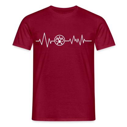 Unisex T-Shirt "Drechsler" Ziegelrot Männer T-Shirt