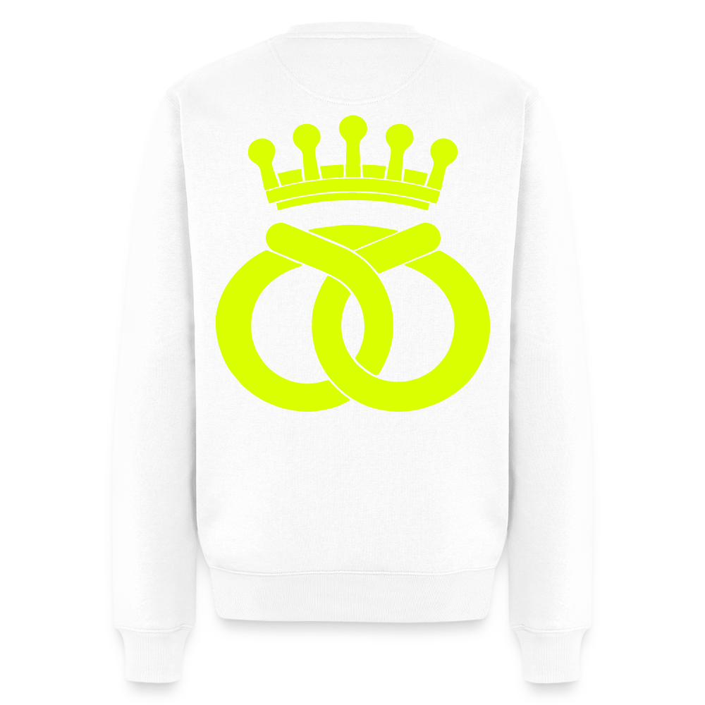 Unisex Premium Pullover "Bäcker" neongelb Weiß Männer Premium Pullover