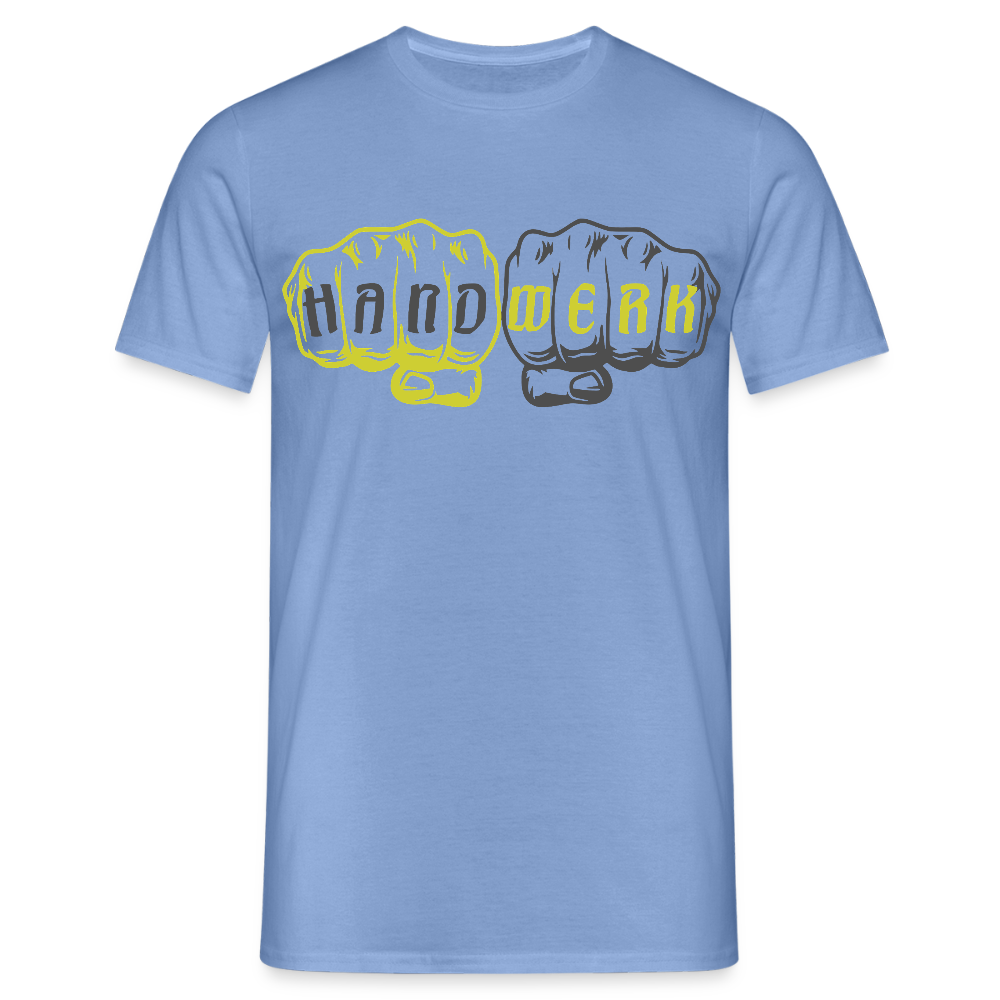 Unisex T-Shirt "Handwerk" carolina blue Männer T-Shirt