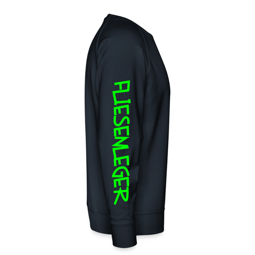 Unisex Premium Pullover "Fliesenleger" neongrün Männer Premium Pullover