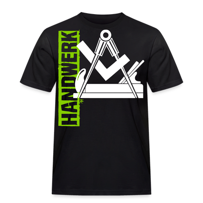Unisex Workwear T-Shirt "Schreiner/Tischler" Schwarz Männer Workwear T-Shirt