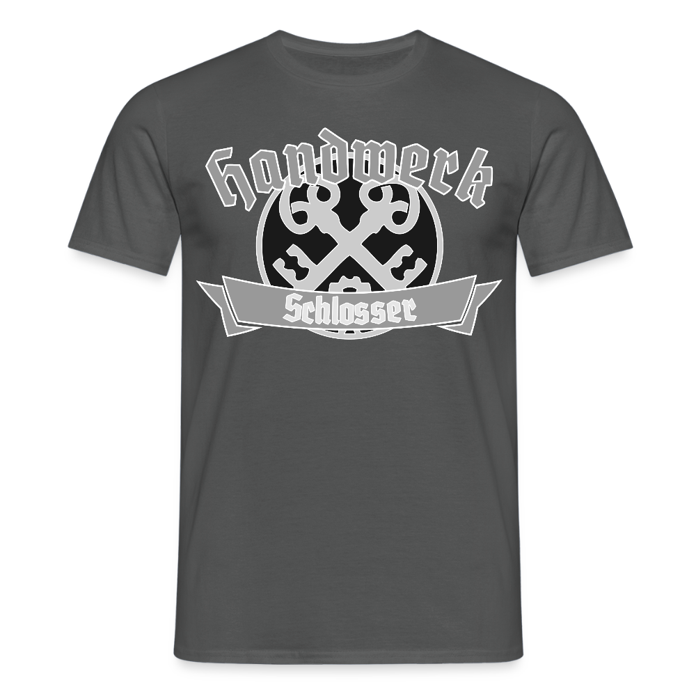 Unisex T-Shirt "Schlosser" Anthrazit Männer T-Shirt